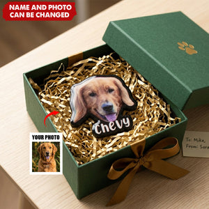 Personalized Photo Golf Ball Marker with Magnetic Hat Clip with Name Birthday Father's Day Gift for Golf Lover