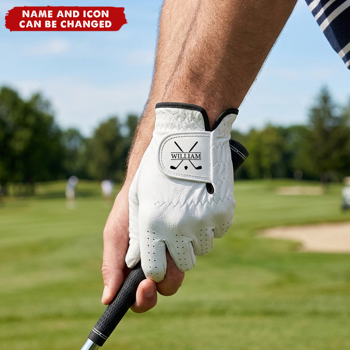 Golf Monogram, Custom Name Gift For Golf Players, Golf Lovers - Personalized Golf Glove