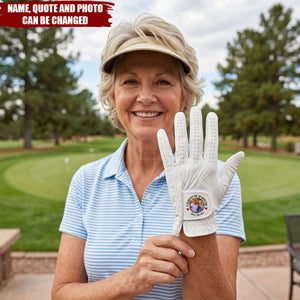 Custom Love Message Golf Gifts Anniversary Golf Gift For Him, Husband, Boyfriend - Personalized Golf Glove