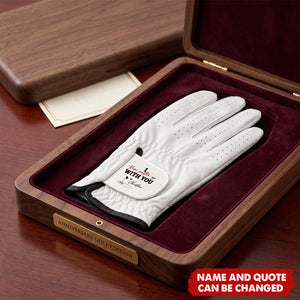 Custom Love Message Golf Gift, Anniversary Golf Gift For Him, Husband, Wife - Personalized Golf Glove