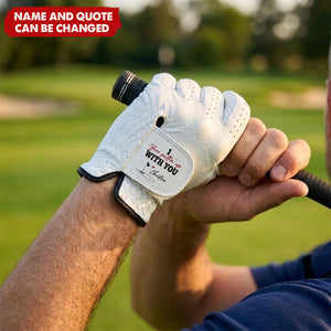 Custom Love Message Golf Gift, Anniversary Golf Gift For Him, Husband, Wife - Personalized Golf Glove