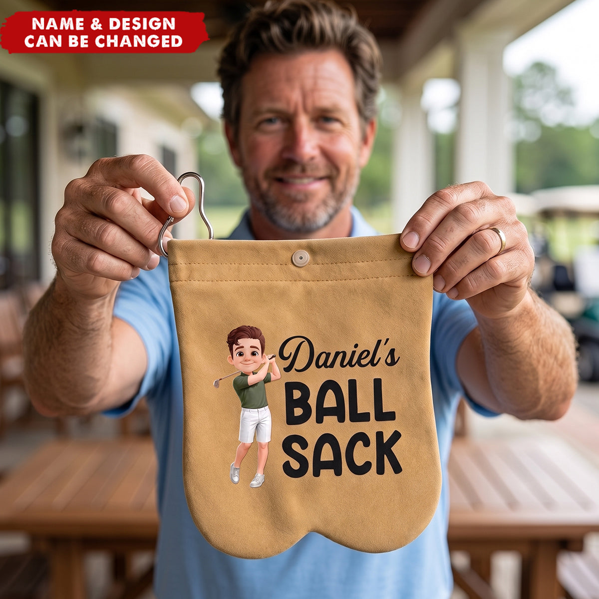 Custom Golf Ball Bag Sack - Personalized Birthday Gifts For Golf Lovers, Sports Fans, Sports Lovers - Fairways And Good Days