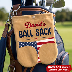 Custom Golf Ball Bag Sack - Personalized Birthday Gifts For Golf Lovers, Sports Fans, Sports Lovers