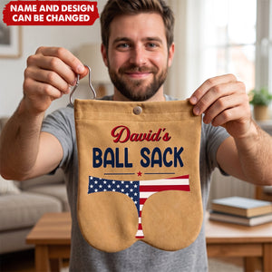 Custom Golf Ball Bag Sack - Personalized Birthday Gifts For Golf Lovers, Sports Fans, Sports Lovers