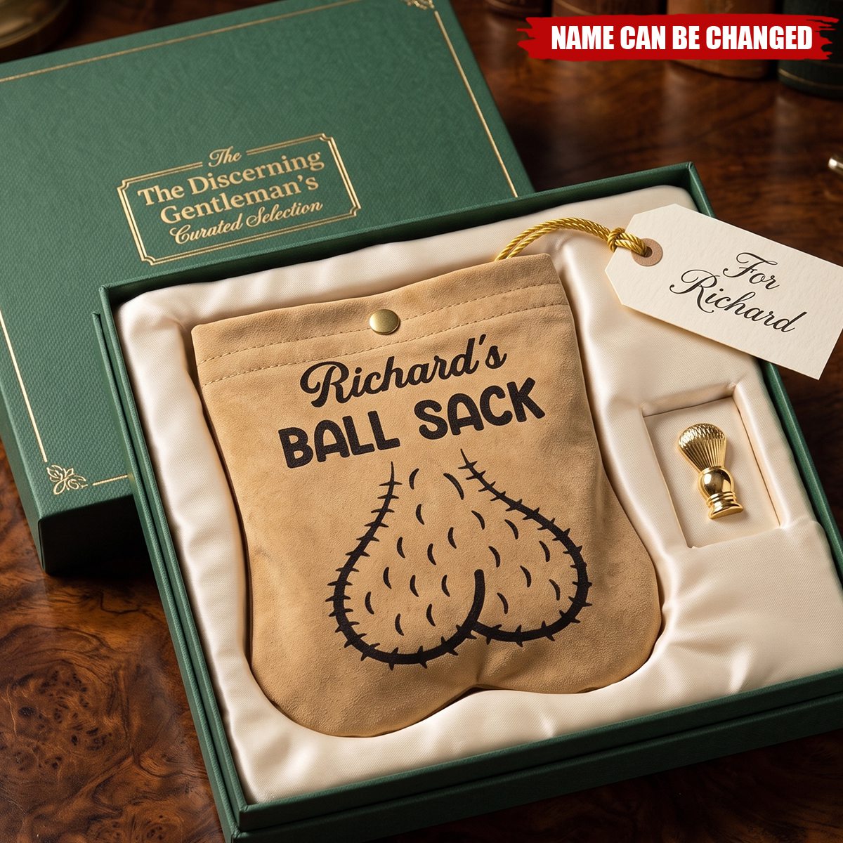 Custom Funny Golf Ball Bag Sack - Personalized Birthday Gifts For Golf Lovers, Sports Fans, Sports Lovers