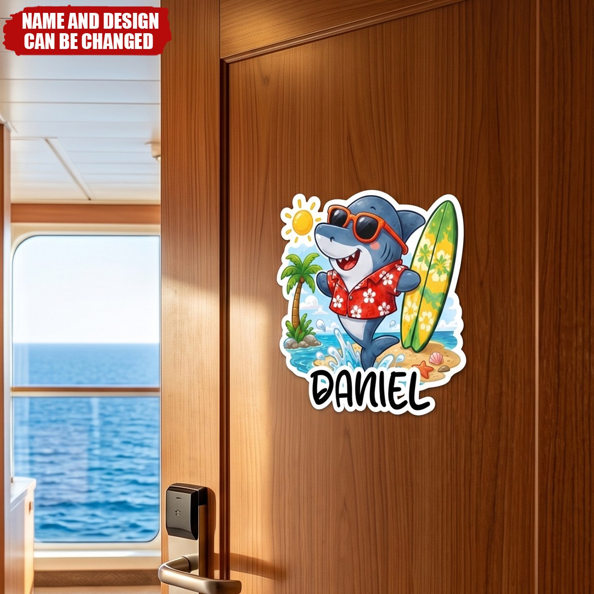 Custom Magnetic Sheet - Personalized Summer Vacation And Travel Gifts For Mom, Dad, Brother, Sister - Ocean Memories Forever