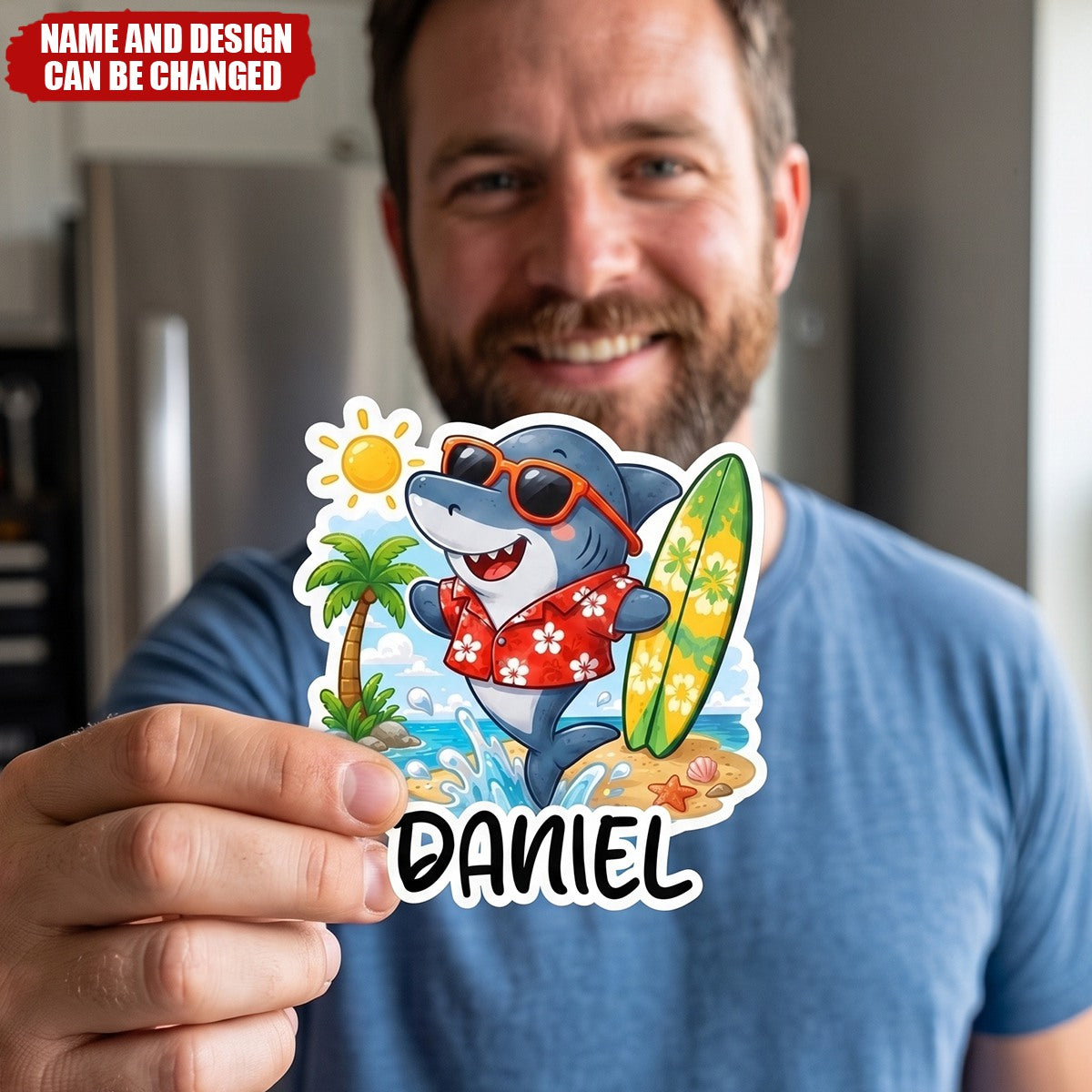 Custom Magnetic Sheet - Personalized Summer Vacation And Travel Gifts For Mom, Dad, Brother, Sister - Ocean Memories Forever