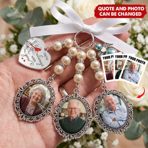 Custom Photo I'm Always With You Cardinal Bird - Personalized Photo Bouquet Charm
