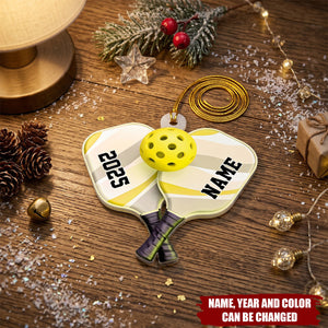Personalized Pickleball Paddle Ornament, Pickleball Personalized Gifts, Sport Christmas Personalized,Player Gifts