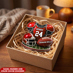 Custom America Football Magnetic Sheet - Personalized Birthday Gifts For America Football Lovers, Sports Lovers