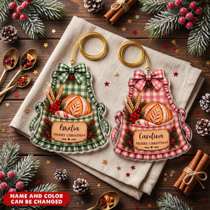 Sourdough Apron Christmas Ornament Gift For Sourdough Lovers Baking Lovers - Personalized Ornament