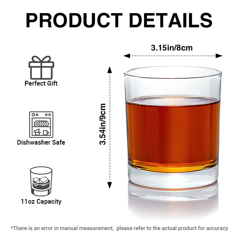 The Best Hunting Dad Drinking Glass - Personalized Gifts For Dads