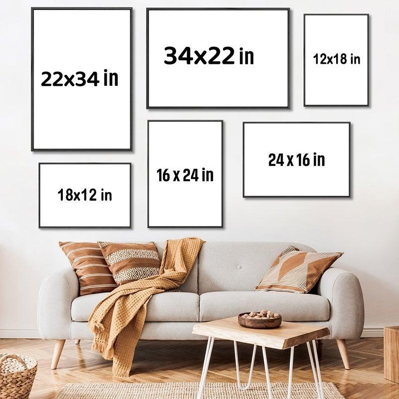 Mom & Daughter Silhouette Starry Night - Personalized Poster