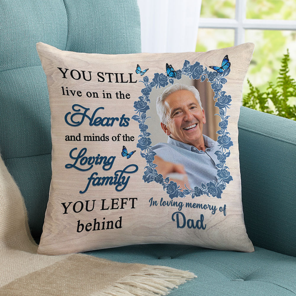 In The Hearts - Personalized Custom Canvas Pillow