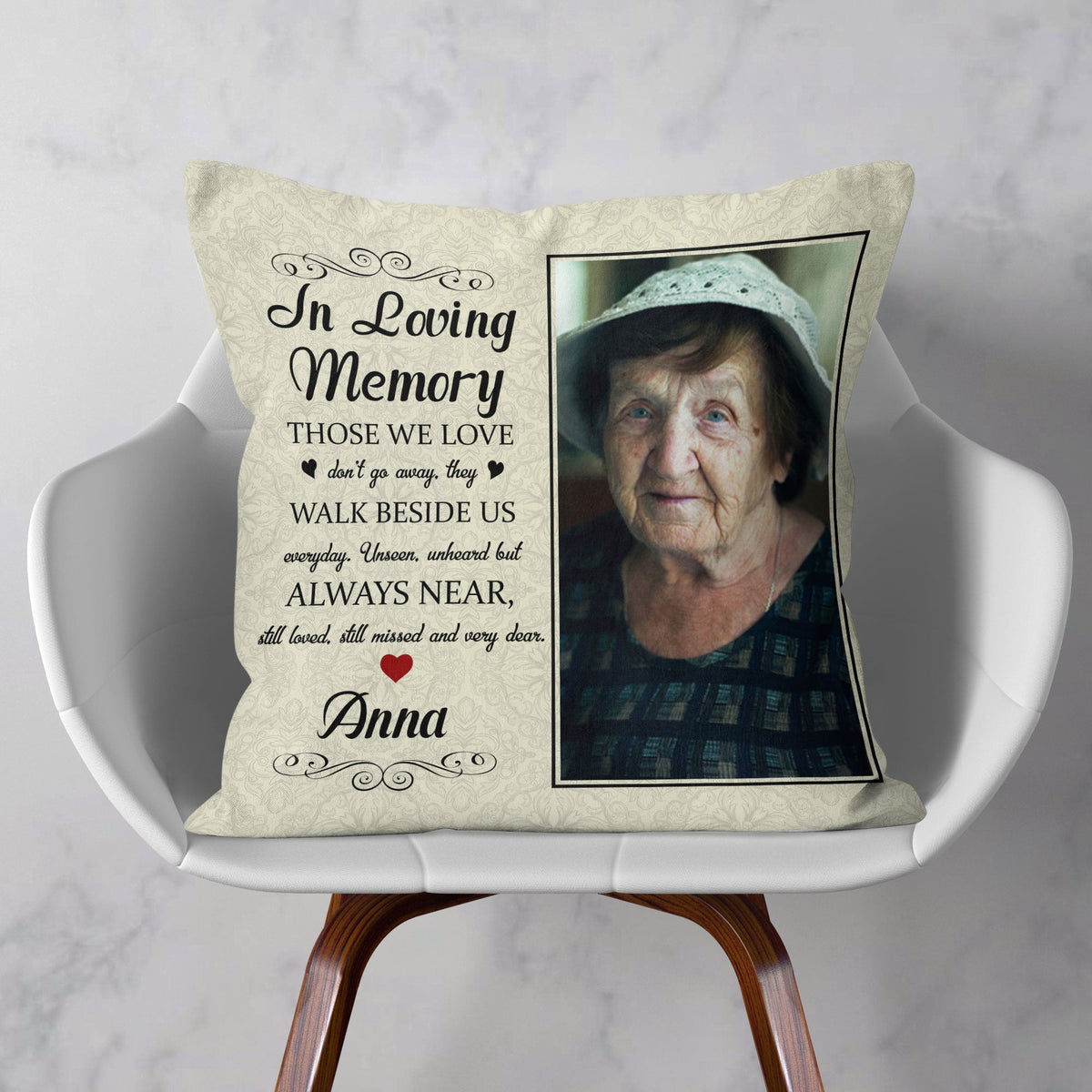 In Loving Memory - Personalized Pillow - Anniversary, Memorial, Loving Gift For Family Members