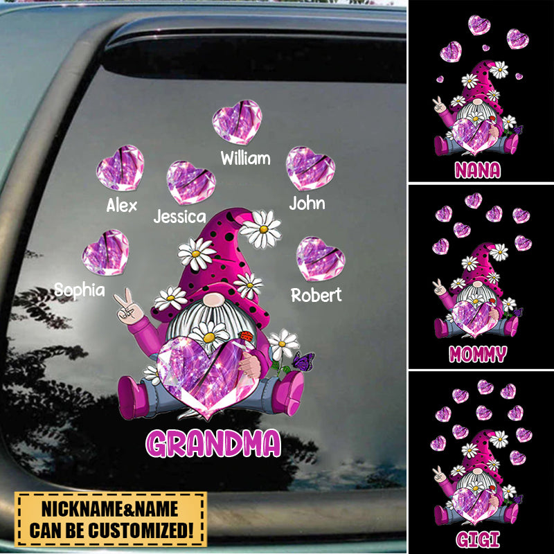 Personalized Mommy, Grandma doll with Heart Personalized Decal