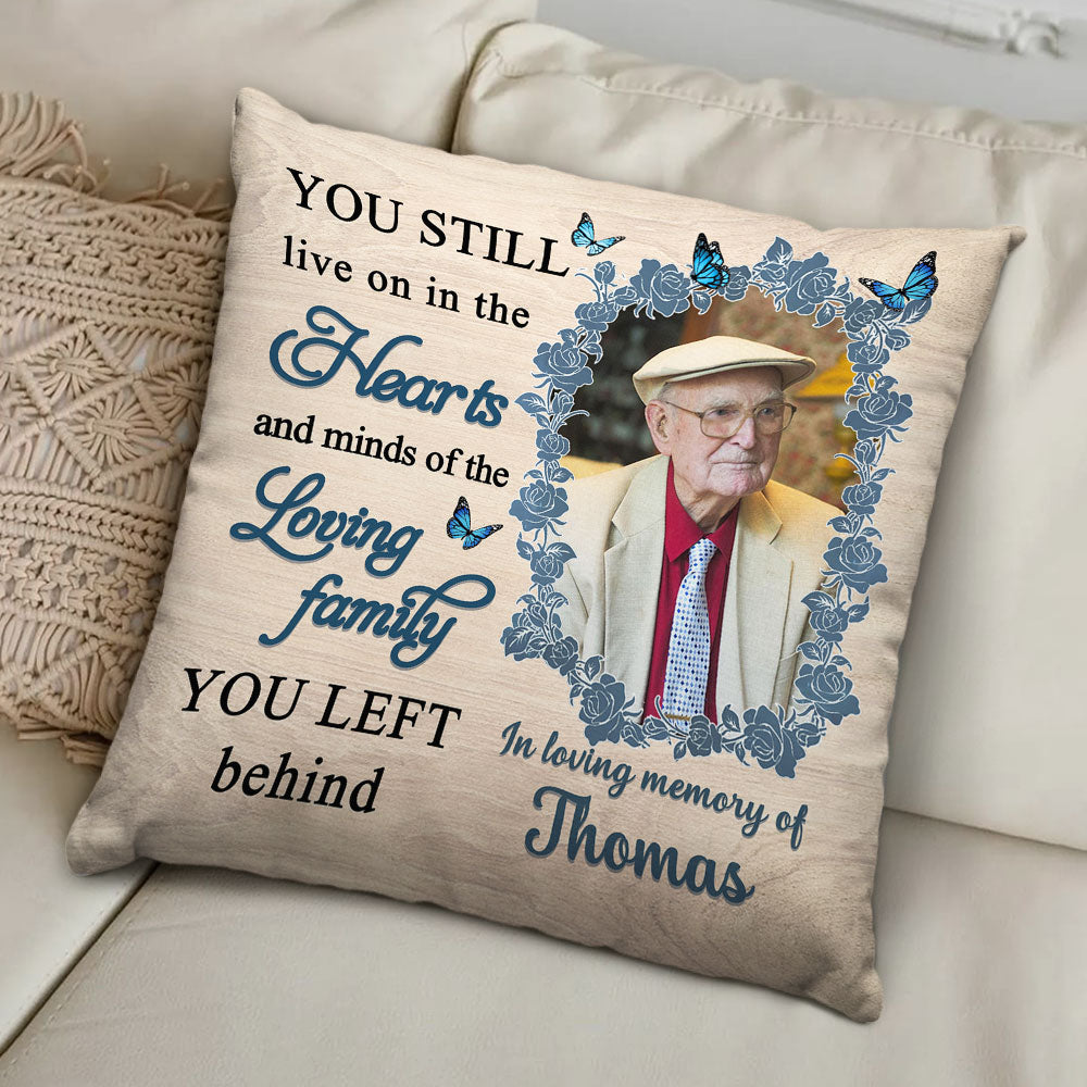 In The Hearts - Personalized Custom Canvas Pillow
