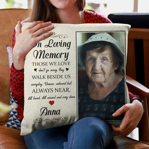 In Loving Memory - Personalized Pillow - Anniversary, Memorial, Loving Gift For Family Members