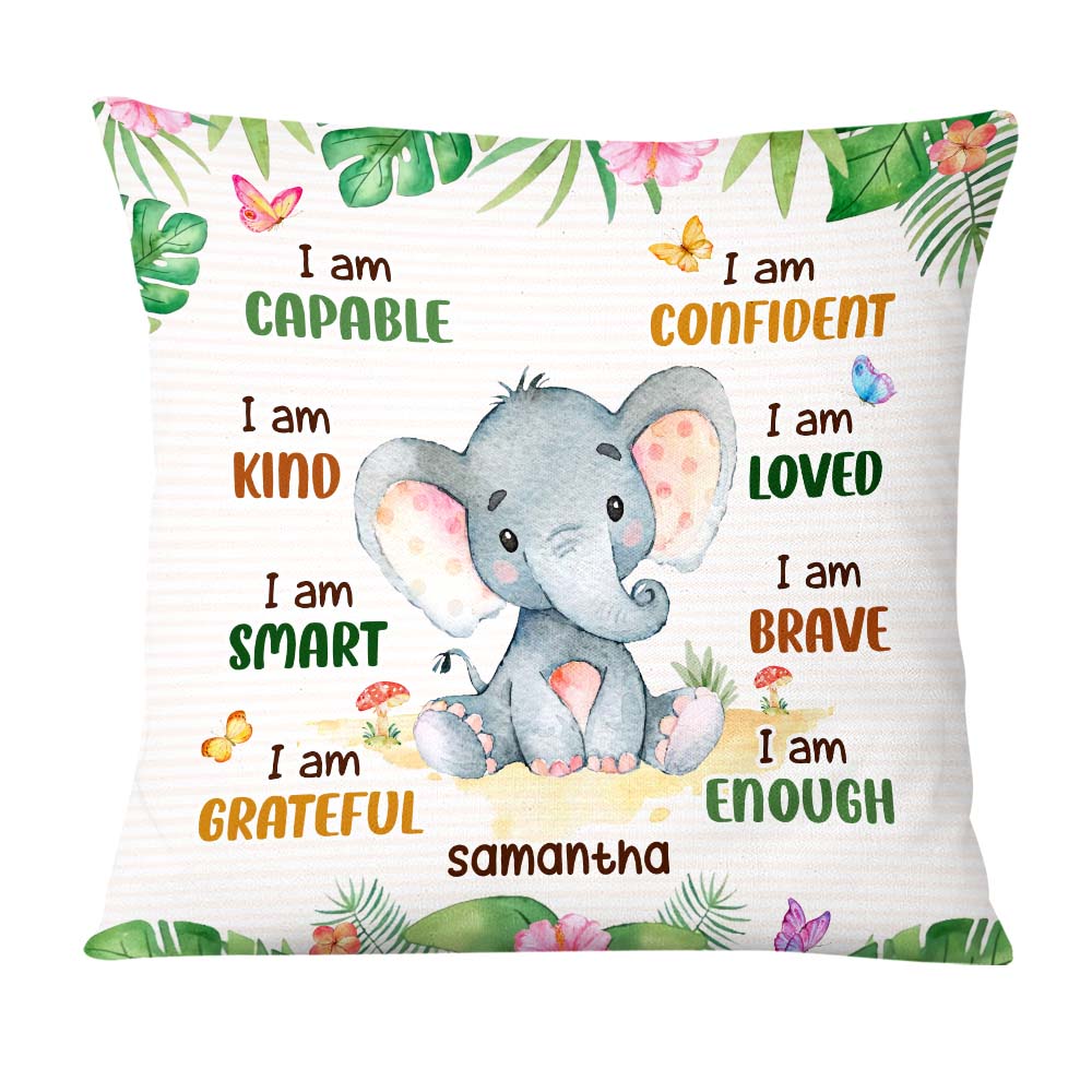 Personalized Gift For Granddaughter I Am Kind Pillow