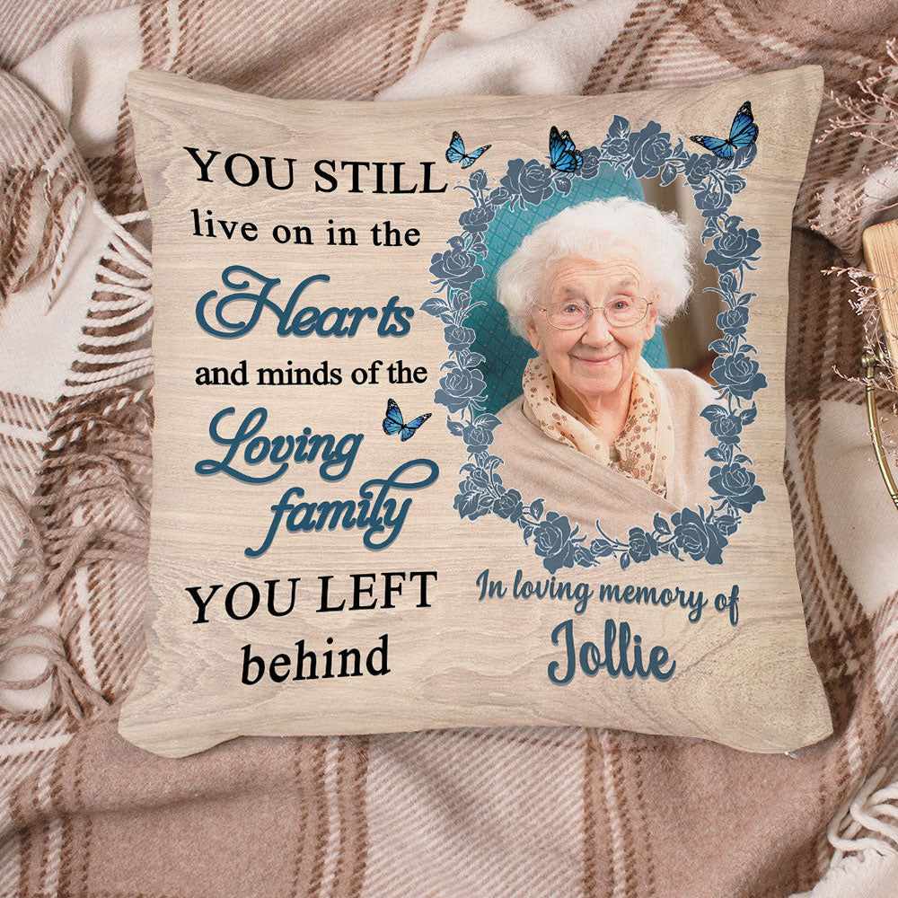 In The Hearts - Personalized Custom Canvas Pillow