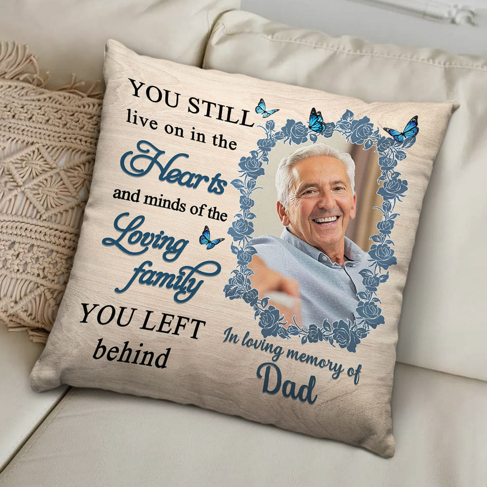 In The Hearts - Personalized Custom Canvas Pillow