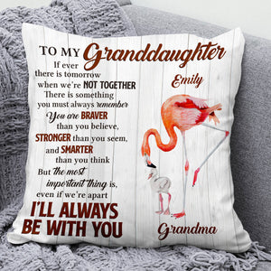 You Are Braver Than You Believe - Personalized Pillow for Grandchildren