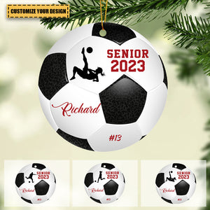Personalized Custom Soccer Ornament
