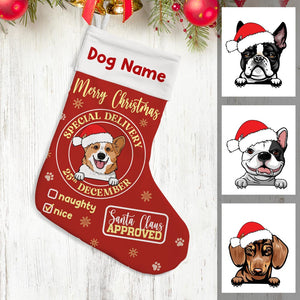 Personalized Dog Christmas Stocking