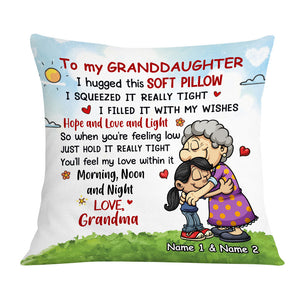 Personalized Granddaughter Pillow