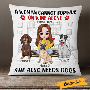 Personalized Dog Icon Mom Pillowcase