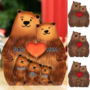 Acrylic Bears Family Puzzle Gift for Family