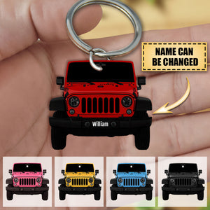 Personalized Car Acrylic Keychain - Gift For Car Lover
