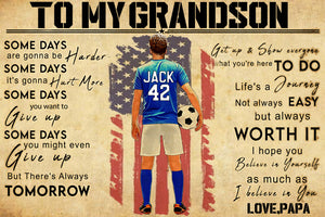 Personalized Soccer Poster-Gifts For Soccer Players