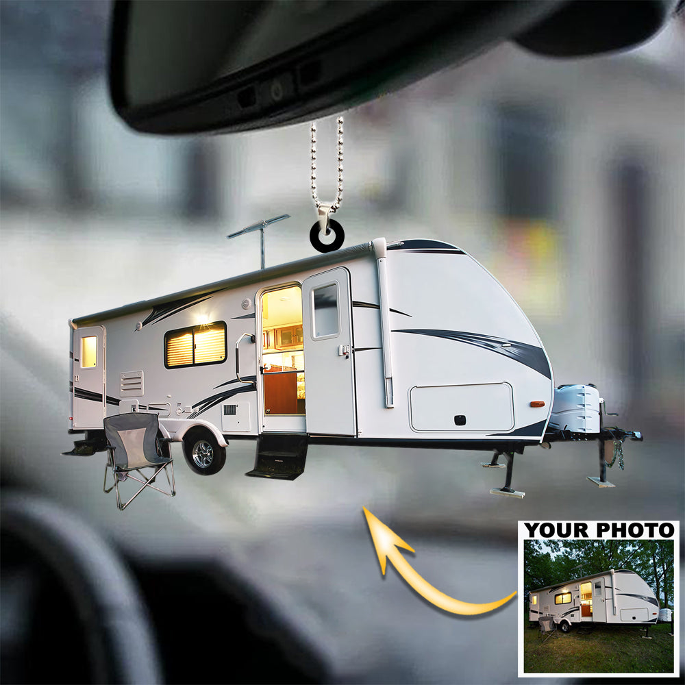 Personalized Camping Rvs Ornament - Custom Your Photo Ornament