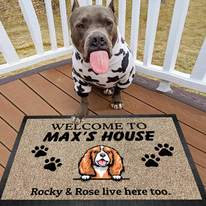 Welcome To Dog House Dog Doormat K228 HN590