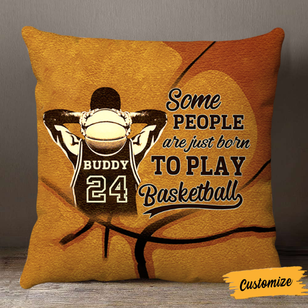 Personalized Basketball Player Pillow