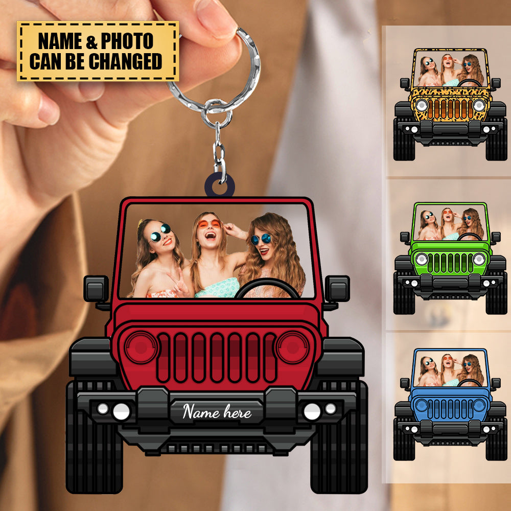 Personalized Off-Road Car Keychain -Gift For Couple friend and sister