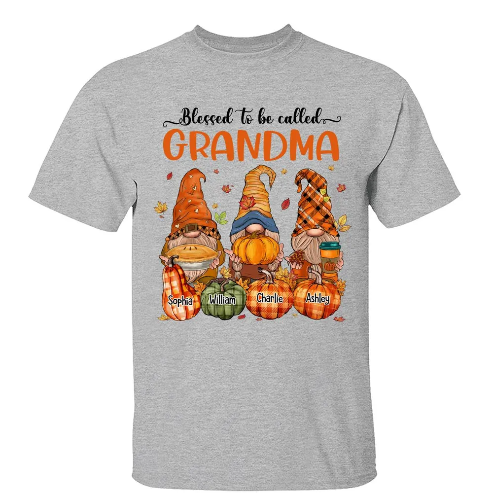 Fall Season Autumn Dwarf Pumpkins Personalized Shirt