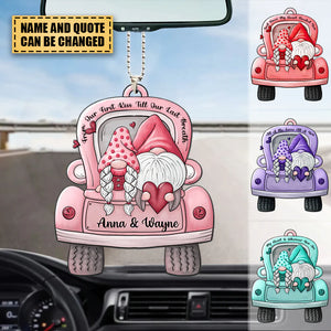 Personalized Couple Doll Car-shaped Ornament