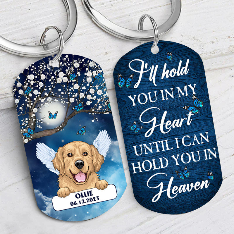I'll Hold You In My Heart - Personalized Keychain