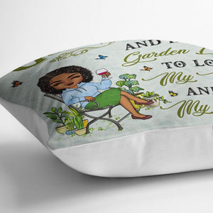 And Into The Garden I Go Gardening - Personalized Custom Pillowcase