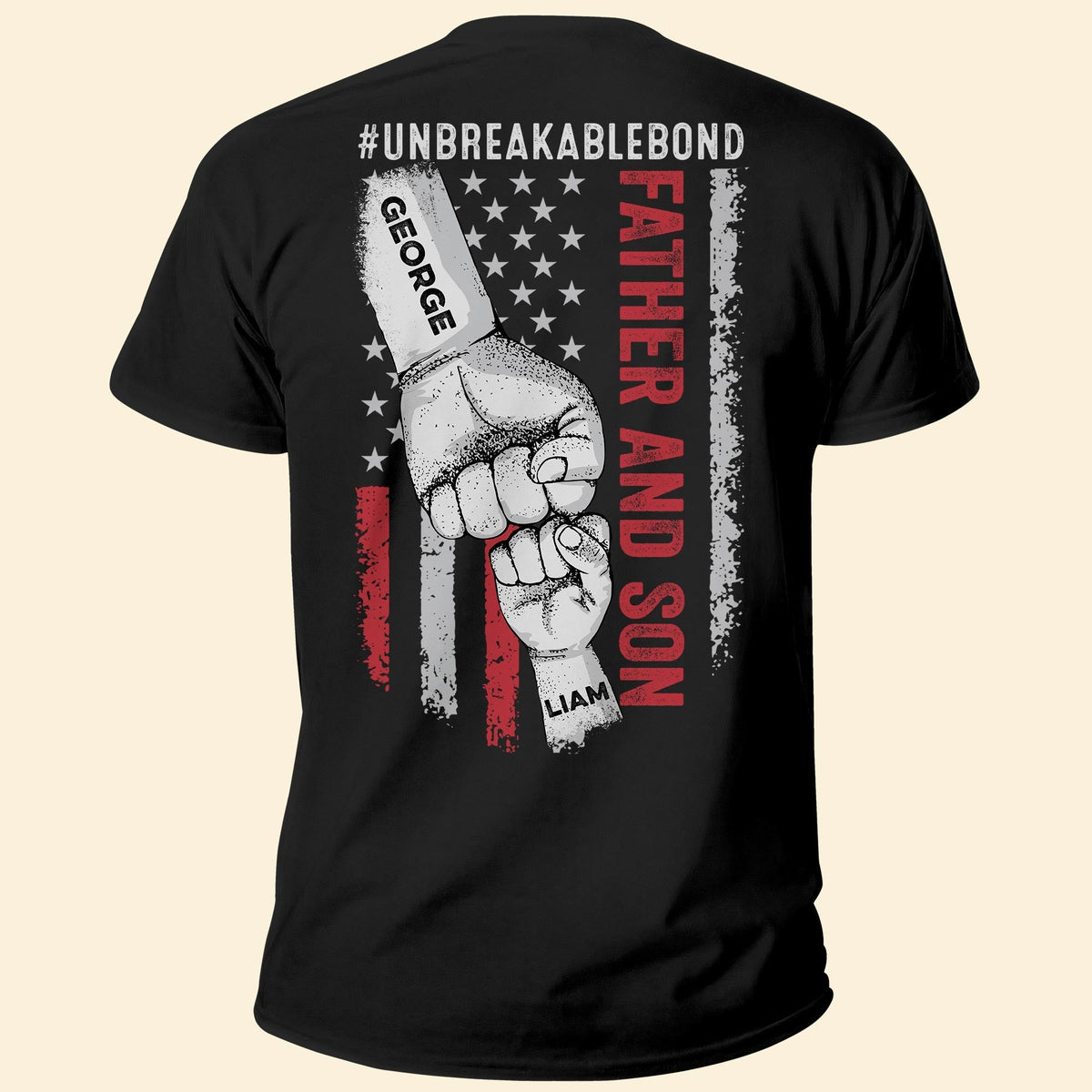 Father Daugher Father Son Unbreakable Bond - Personalized Shirt