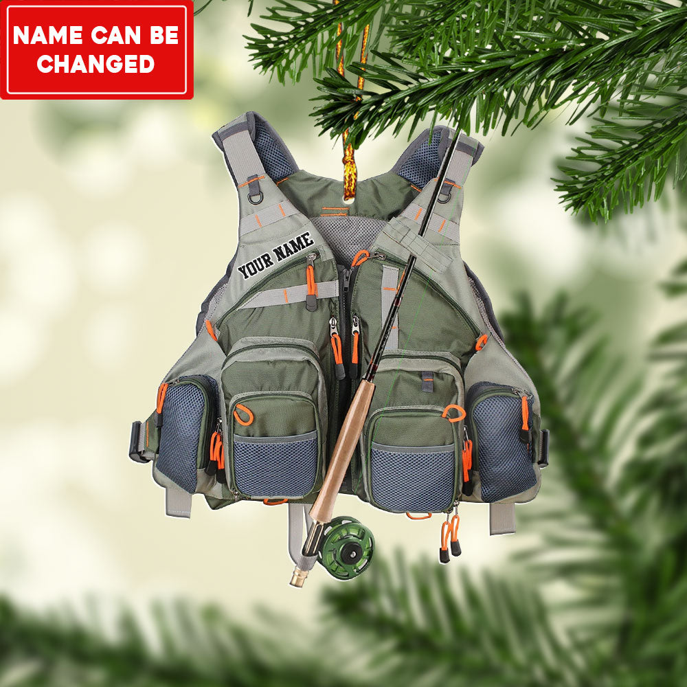 Love Fishing Personalized Ornament