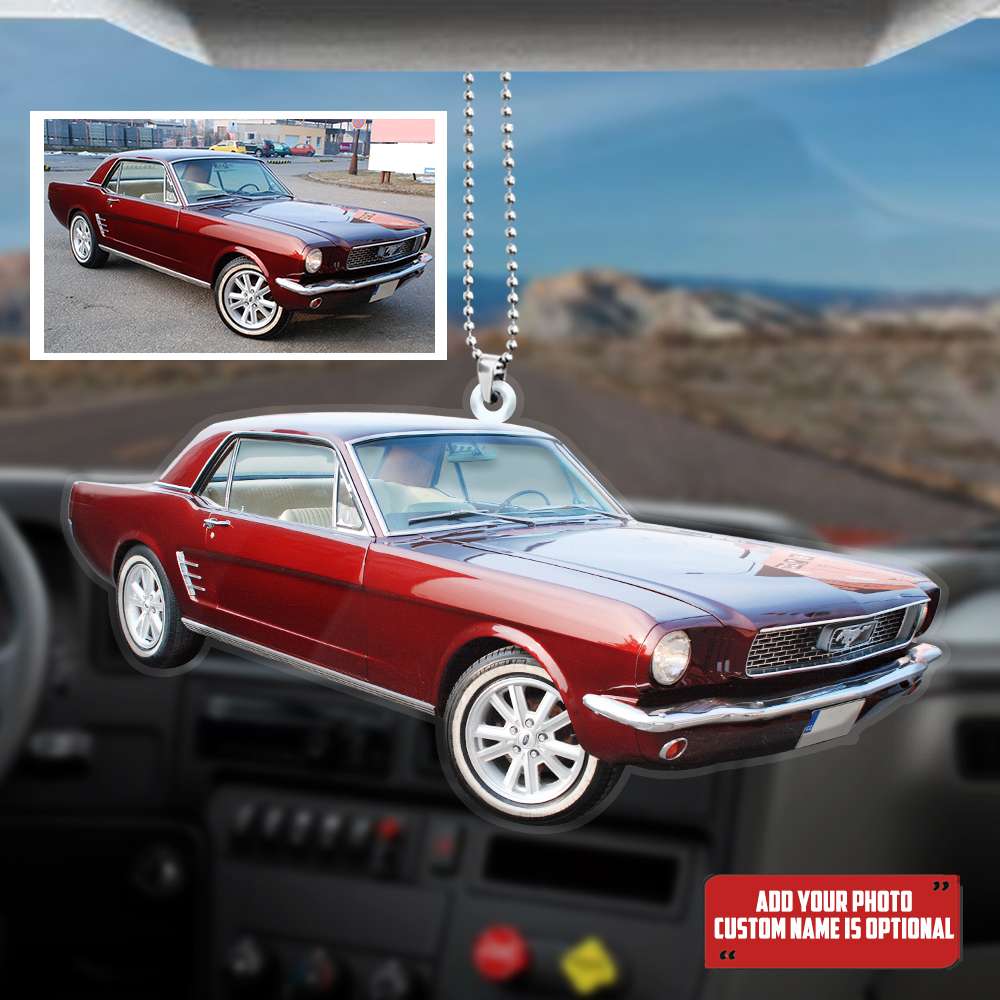 Custom Flat Car Ornament, Upload Car Photo, Gift For Car Lovers