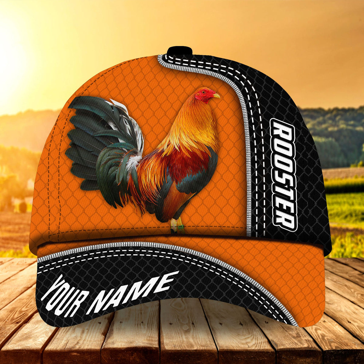 Premium Cool 3D All Over Printed Rooster Hats For Rooster Lovers Multicolor Personalized