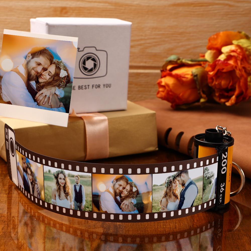 Valentine's Day Gift CUSTOM CAMERA ROLL KEYCHAIN