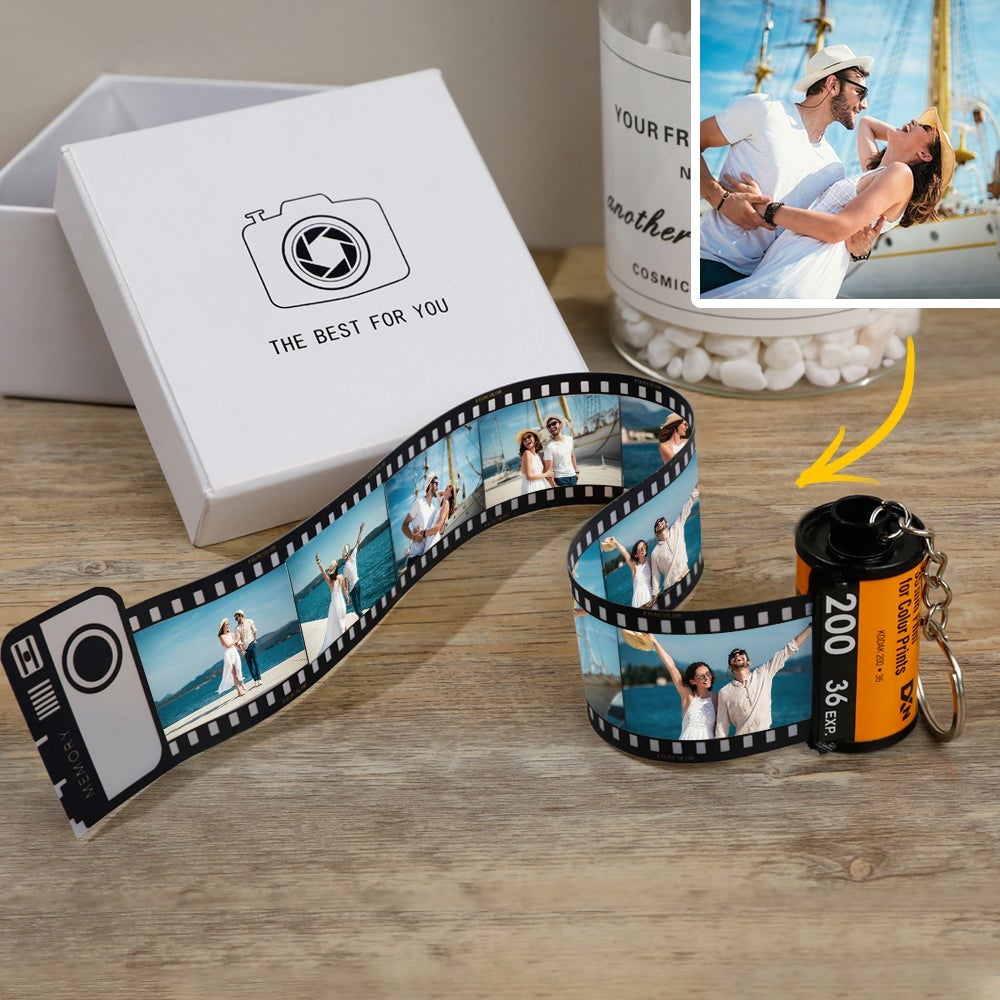Valentine's Day Gift CUSTOM CAMERA ROLL KEYCHAIN