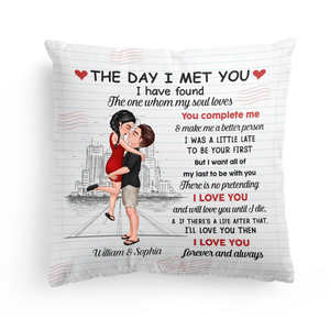 I Love You Forever And Always - Doll Couple Personalized Pillow