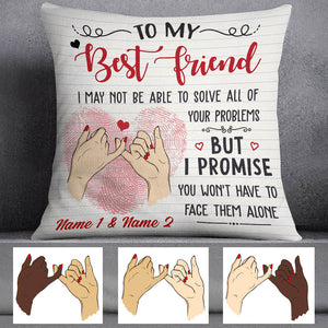 Personalized To My Bestie Pillow