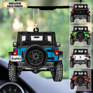 Personalized Off-Road Car Ornament Gift For Journey Lovers